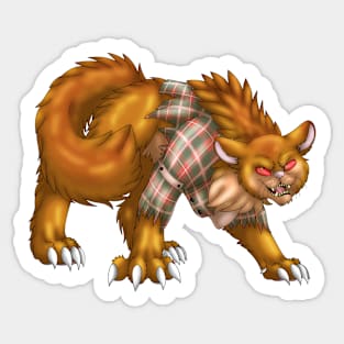 WereCat: Ginger Sticker